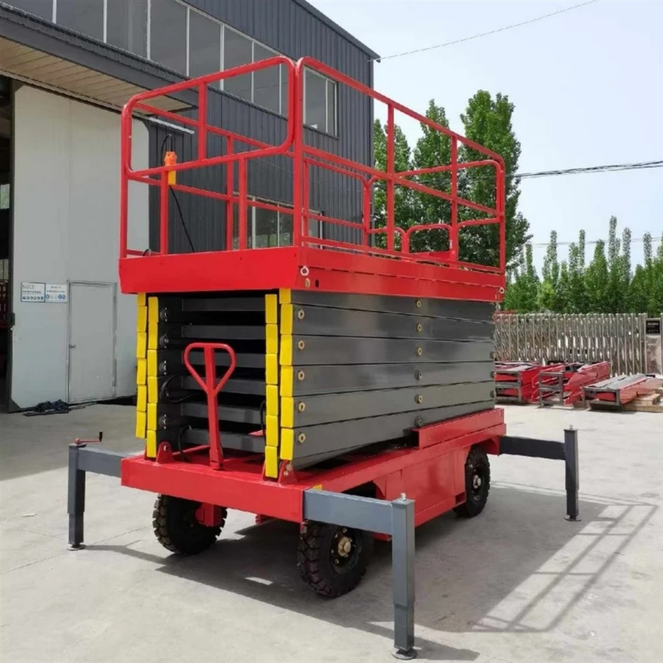 10m Towable Scissor Lift Price factory